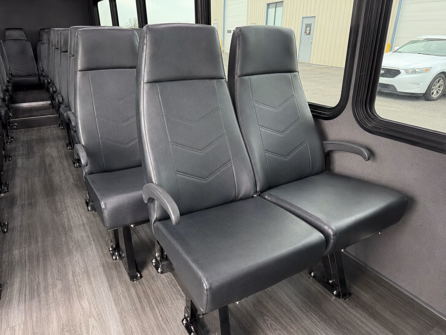 west jordan 18 passenger minibus inside