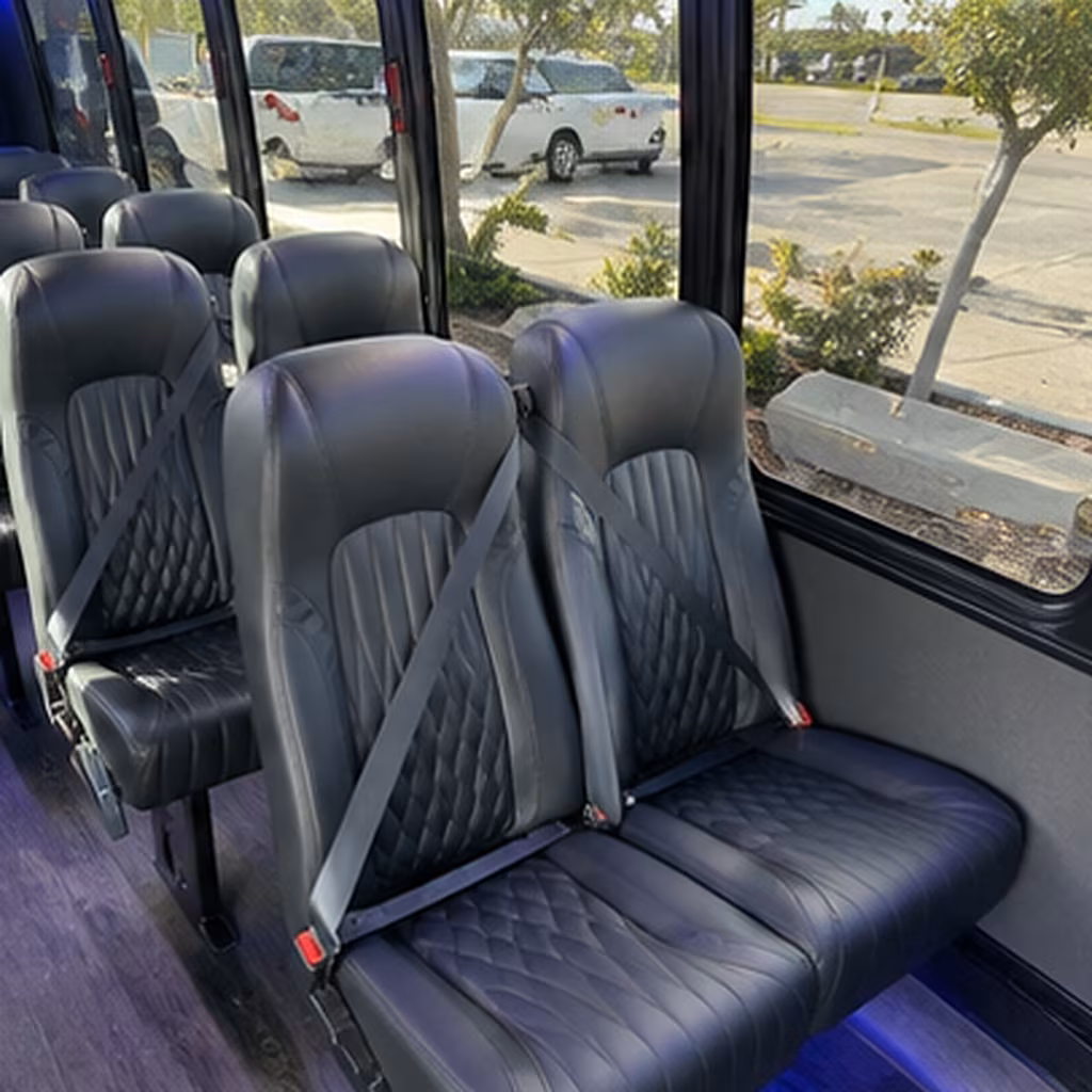 west jordan 25 passenger minibus inside