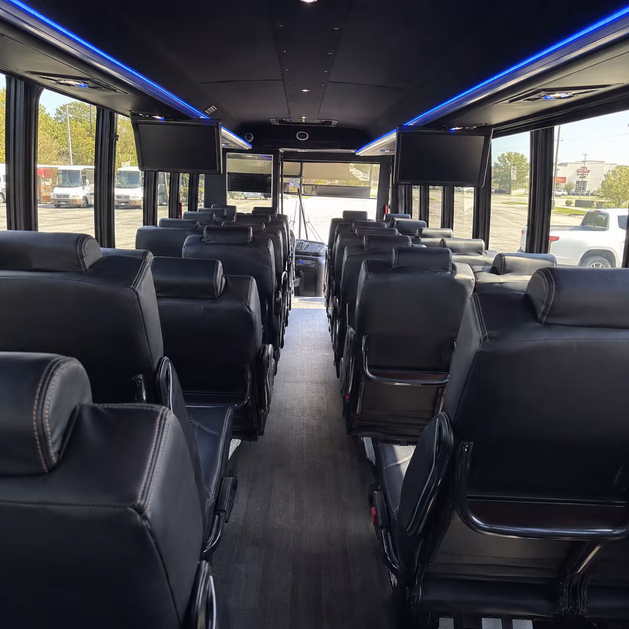 west jordan 35 passenger minibus interior