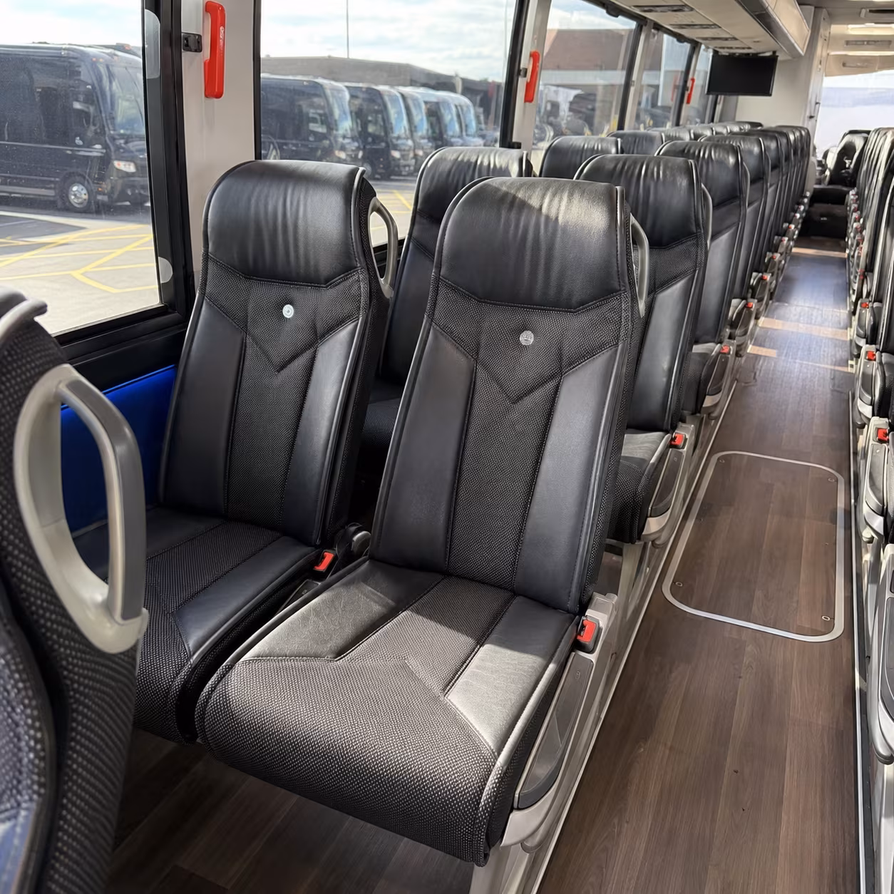 west jordan 40 passenger charter bus interior