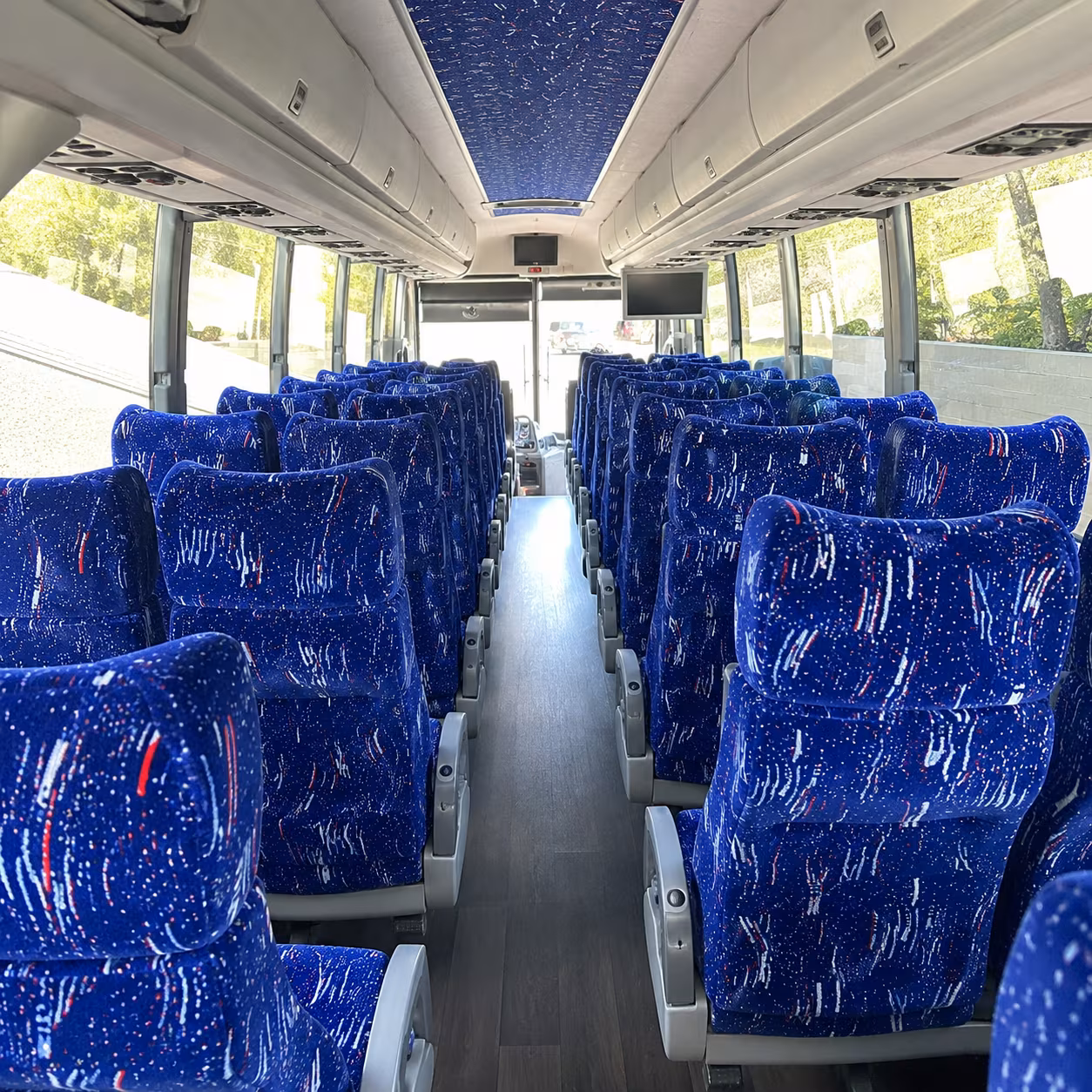 west jordan 50 passenger charter bus interior
