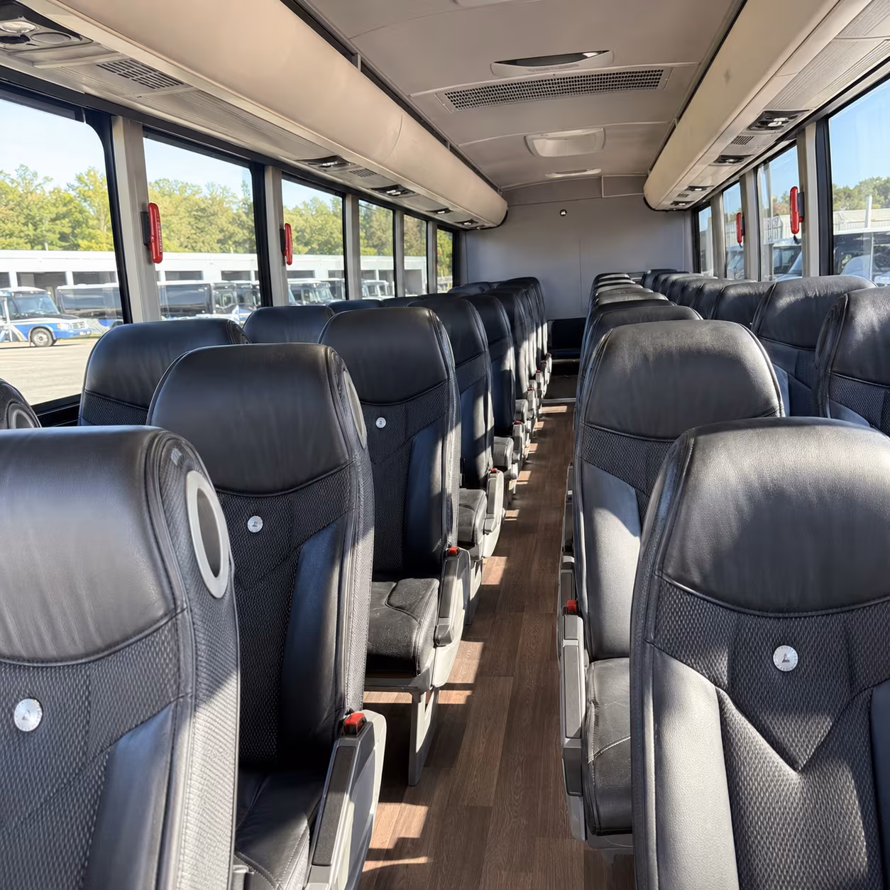 west jordan charter bus inside