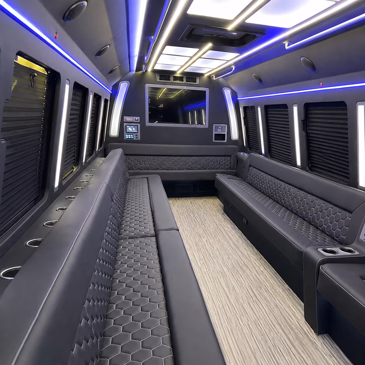 west jordan party bus interior